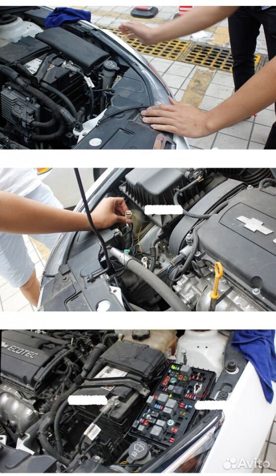 Светодиодные реснички на фары Chevrolet Cruze