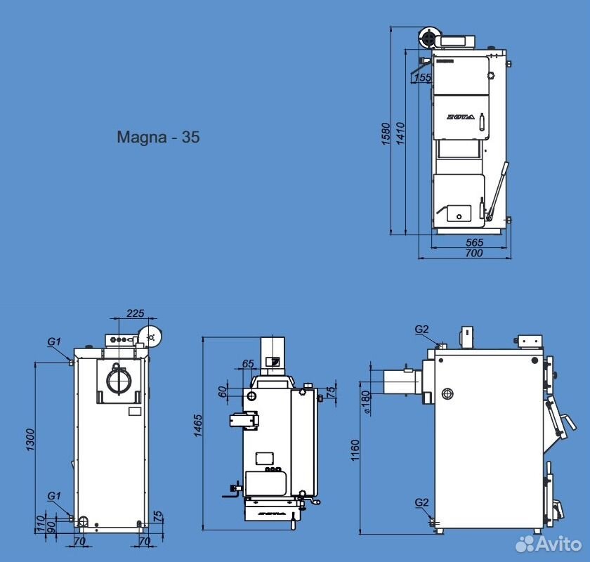 Размеры котлов зота. ZOTA Magna 35. ZOTA Magna 45 КВТ. ZOTA Magna 35 габариты. Зота Магна 26 полуавтомат.