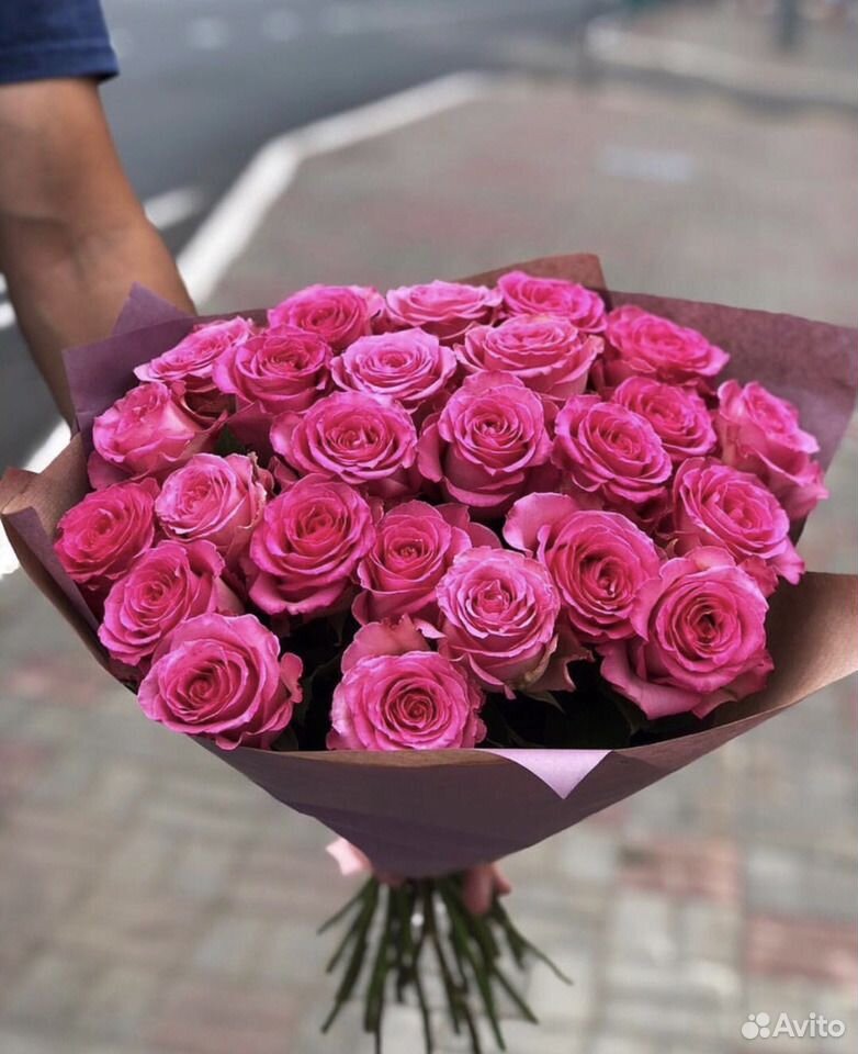 Розы, Цветы оптом, доставка цветов Тольятти, Букет купить на Зозу.ру - фотография № 6
