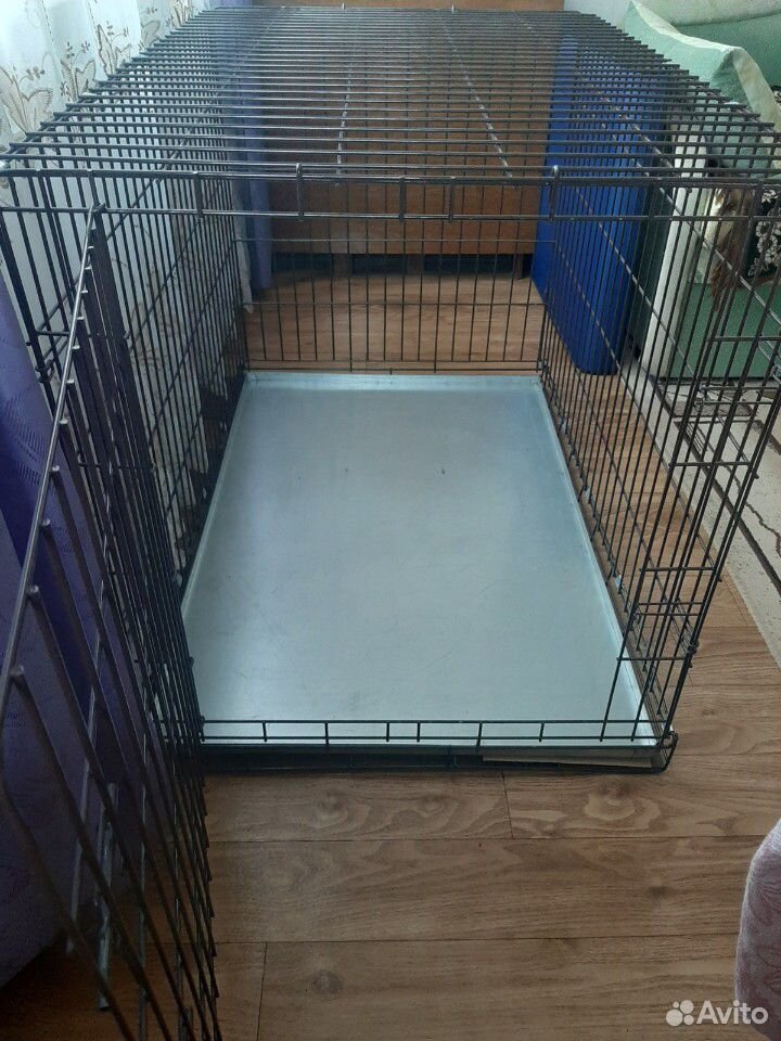 Клетка для собак/кошек 110х70х70 купить на Зозу.ру - фотография № 3
