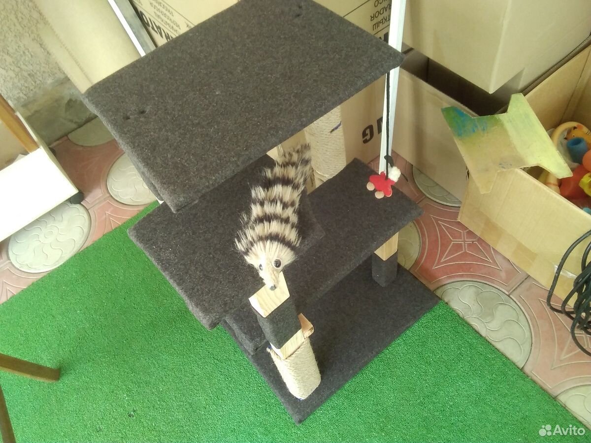 Когтеточка и подставка для любимой кошки купить на Зозу.ру - фотография № 2