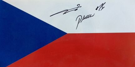 Автограф Томаша Плеканеца