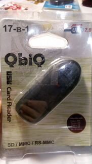 Картридер QbiQ 17 в 1 SD02
