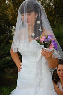 Свадебное платье стильное
