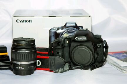 Зеркальный фотоаппарат canon EOS 7D EFS 18-55mm