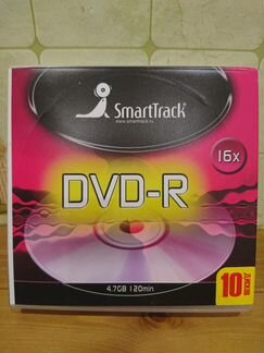 DVD-R SmartTrack 4.7Gb 16x (Бокс 10 шт.)