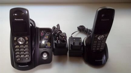 Телефон/радио Panasonic KX-TCD305RU (черно-серый)
