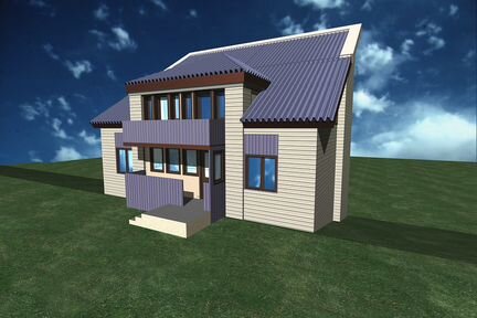 Нарисую 3Д модель здания, объекта территории
