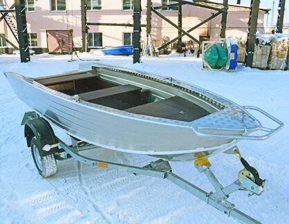 Новая алюминиевая моторная лодка Wyatboat 390Р
