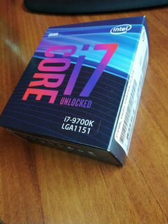 I7 9700k BOX новый объявление продам.