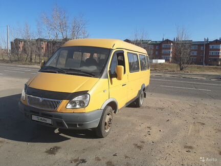 ГАЗ ГАЗель 3221 2.3 МТ, 2005, микроавтобус