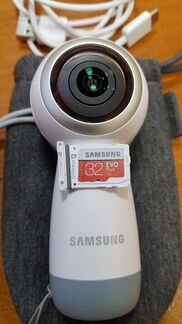 Камера SAMSUNG Gear 360 + microSD 32Gb
