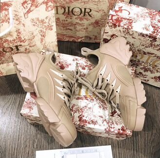 Кроссовки Dior - беж