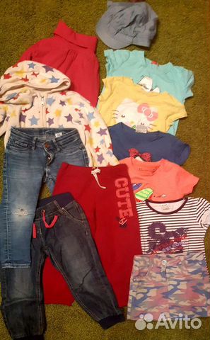 Пакет одежды на девочку 92-98