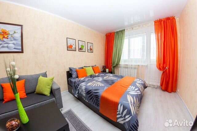 

1-к. квартира, 35 м², 2 кровати