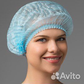 Шапочка-берет одноразовая