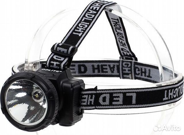 Фонарь аккум. налобный Gdlite GD-210С