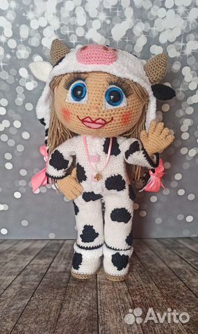 Кукла в костюме Коровки