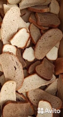 Сухари на корм животным