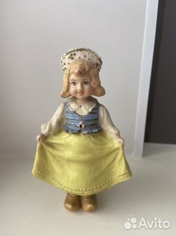 Кукла с качающейся головой СССР антиквариат