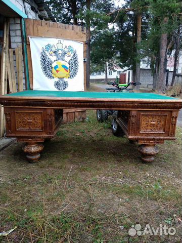 Стол письменный дубовый царский 19 века