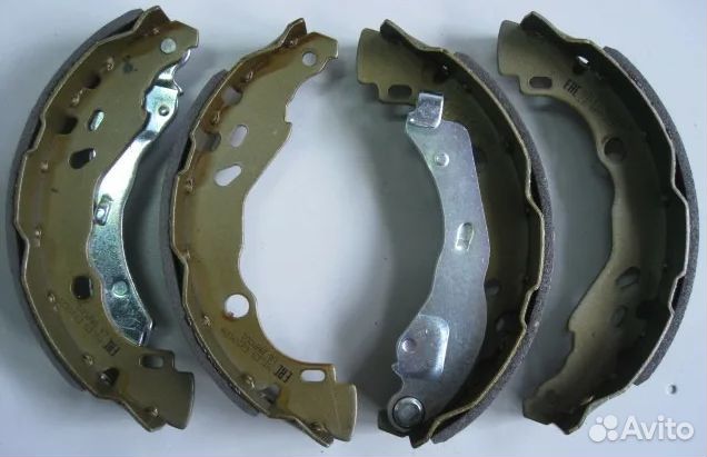 Колодки тормозом барабанные ренault логан/сандеро