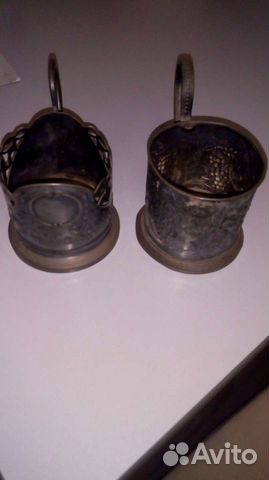 Подстаканники СССР 3 штуки состояние хорошее кажды