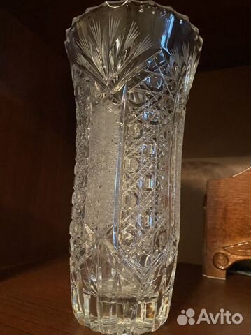 Ваза хрустальная