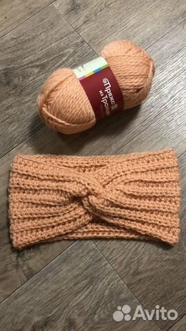 Повязка на голову шапка