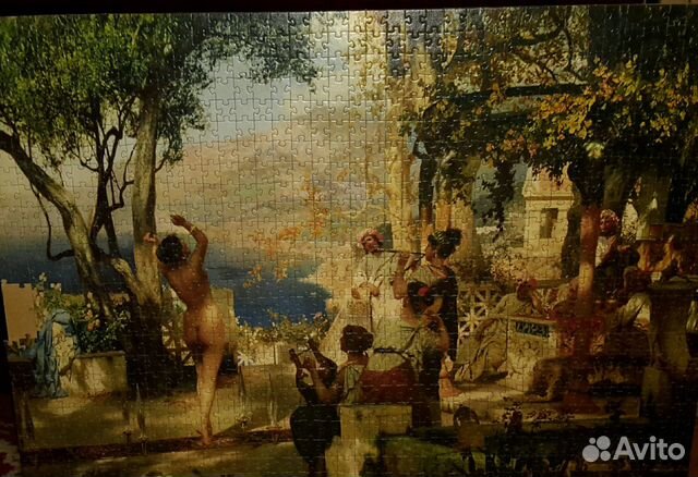 Репродукция картины, пазлы