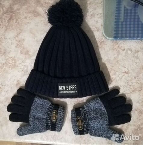Шапка+перчатки,7-9лет