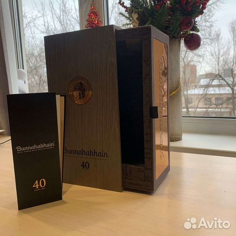 Пустая коробка от bunnahabhain limited edition