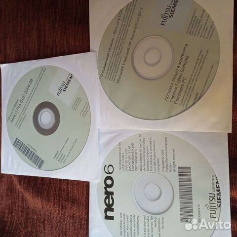 Fujitsu siemens computer pc. Программные диски