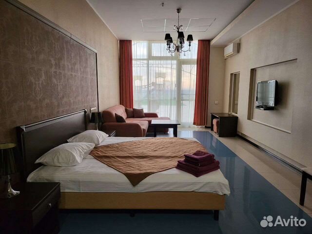 

Квартира-студия, 45 м², 2 кровати