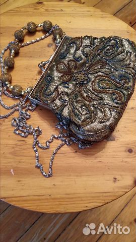 Театральная сумка клатч (клубная) ручная работа