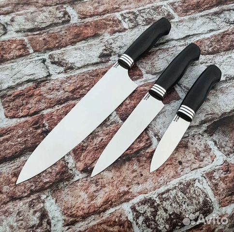 Набор кухонных ножей (кованая сталь Х12мф)