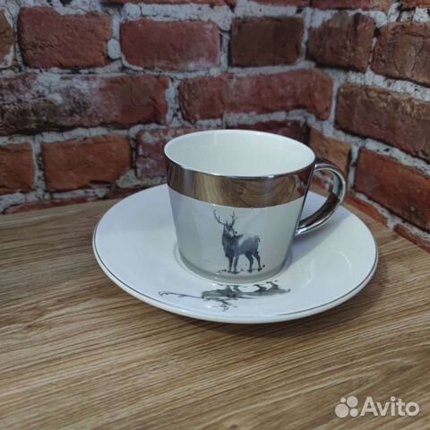 Кофейная чашка с блюдцем