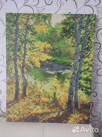 Картина на холсте осенний пейзаж