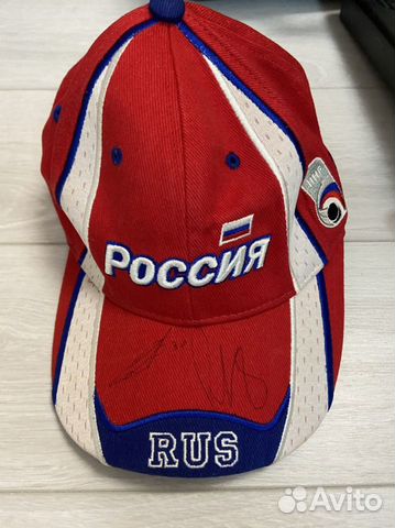 Бейсболка с автографом Овечкина и Еременко