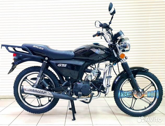 Мопед Racer RC50 Alpha + цпг 125 см3, черный