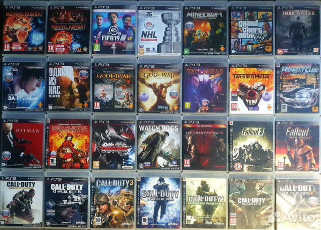 Лицензионные диски на ps3