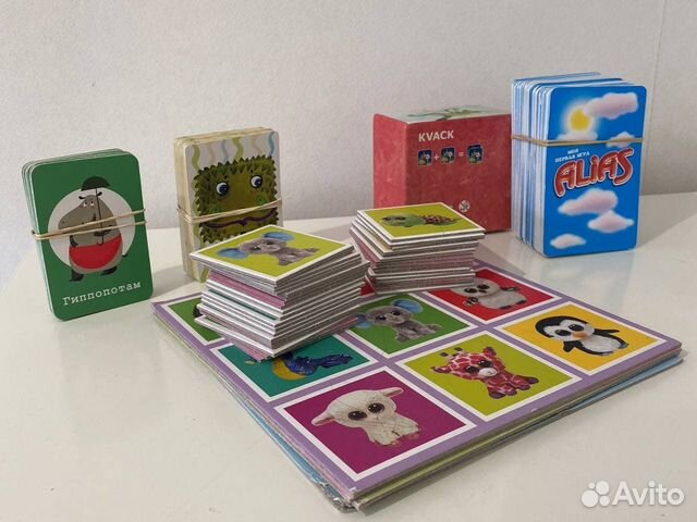 Игры детские Alias kvack Головоноги Зверометр и др