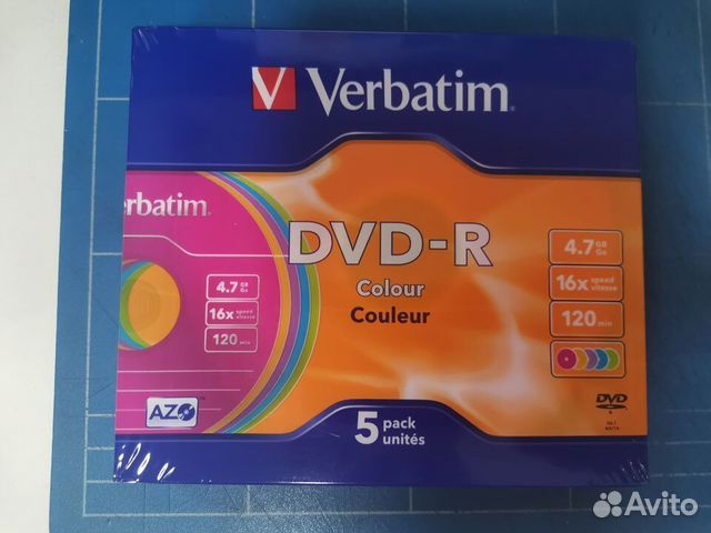 Диск DVD-R Verbatim 4.7Gb 16x Slim case (5шт)