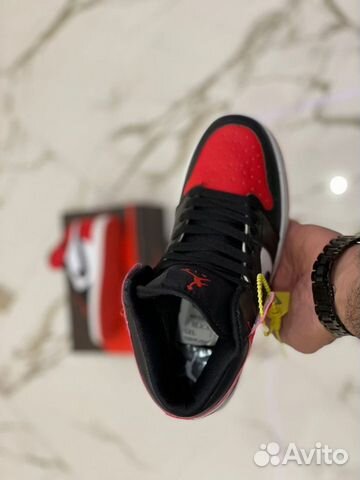 Кроссовки nike Air Jordan 1 red/black