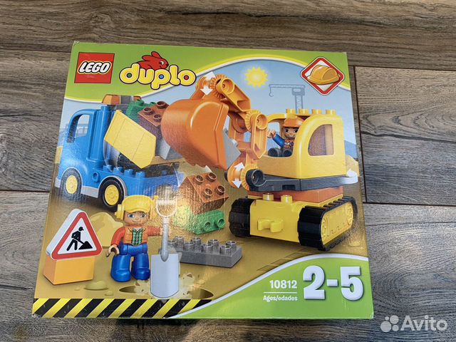 Lego duplo 10812 Грузовик и гусеничный экскаватор