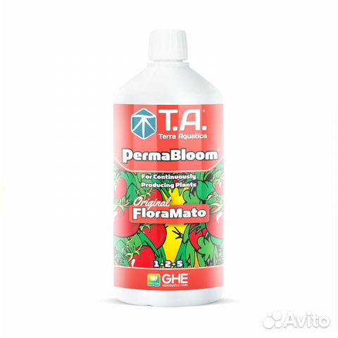 Terra Aquatica PermaBloom 1л Удобрение минеральное