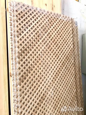 Декоративная решетка из массива бука