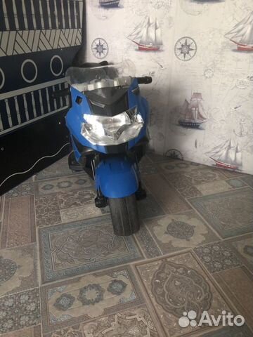 Детский электромобиль мотоцикл бу