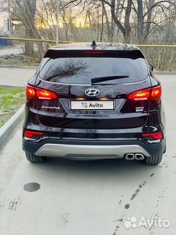 Hyundai Santa Fe 2.2 AT, 2017, 100 000 км