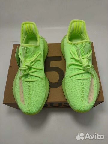 Кроссовки Adidas yeezy boost 350 v2 glow